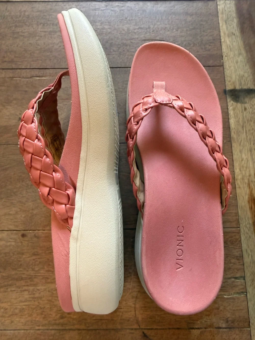 Vionic Womens Kenji T-Strap Sandals Size 10